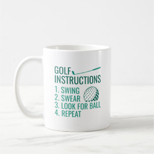 Taza De Café Instrucciones de golf