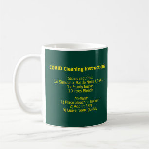 Taza De Café Instrucciones de limpieza