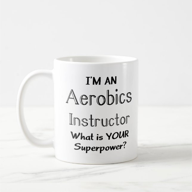 Taza De Café instructor de aeróbic (Izquierda)