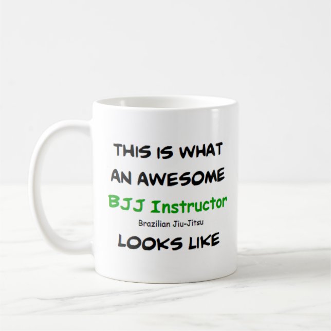 Taza De Café instructor de bjj, impresionante (Izquierda)