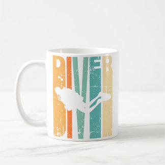 Taza De Café Instructor de buceo Buceo