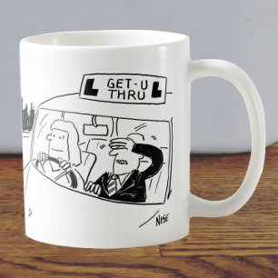 Taza De Café Instructor de conducción o Personalizado examinado