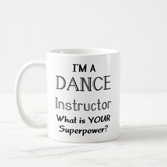 Taza De Café instructor de danza (Izquierda)