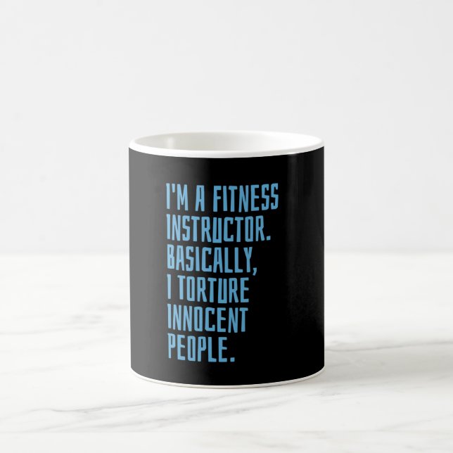 Taza De Café Instructor de fitness (Centro)