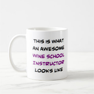Taza De Café instructor de la escuela de vino, impresionante