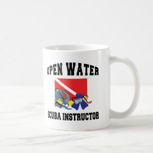 Taza De Café Instructor del EQUIPO DE SUBMARINISMO del agua