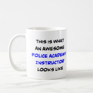 Taza De Café instructor impresionante de la academia de policí