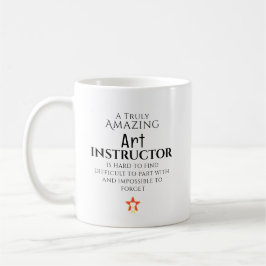 Taza De Café Instructora de Arte Increíble Difícil de Encontrar