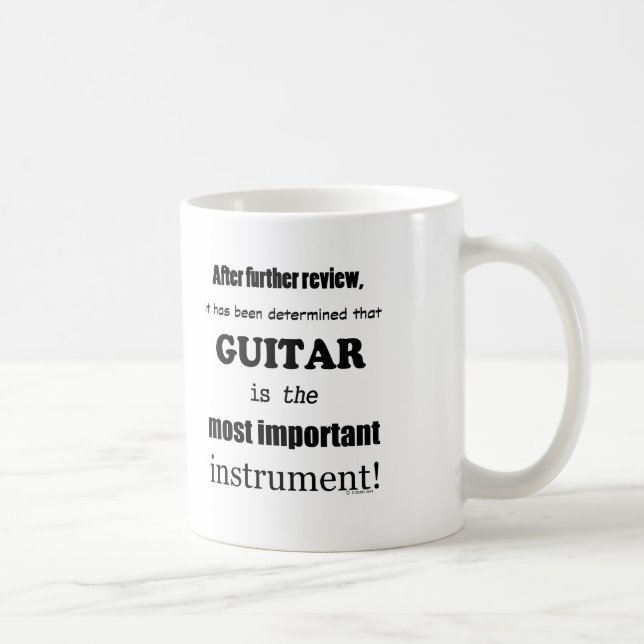 Taza De Café Instrumento más importante de guitarra (Derecha)
