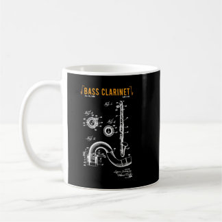 Taza De Café Instrumento musical Bass Clarinet Woodwind para Mu