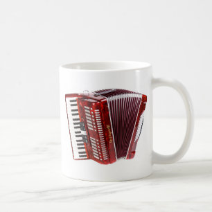TAZA DE CAFÉ INSTRUMENTO MUSICAL DE ACCORDIAN