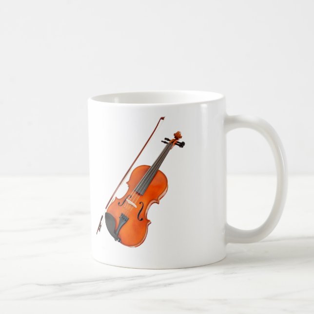 Taza De Café Instrumento musical de la viola hermosa (Derecha)