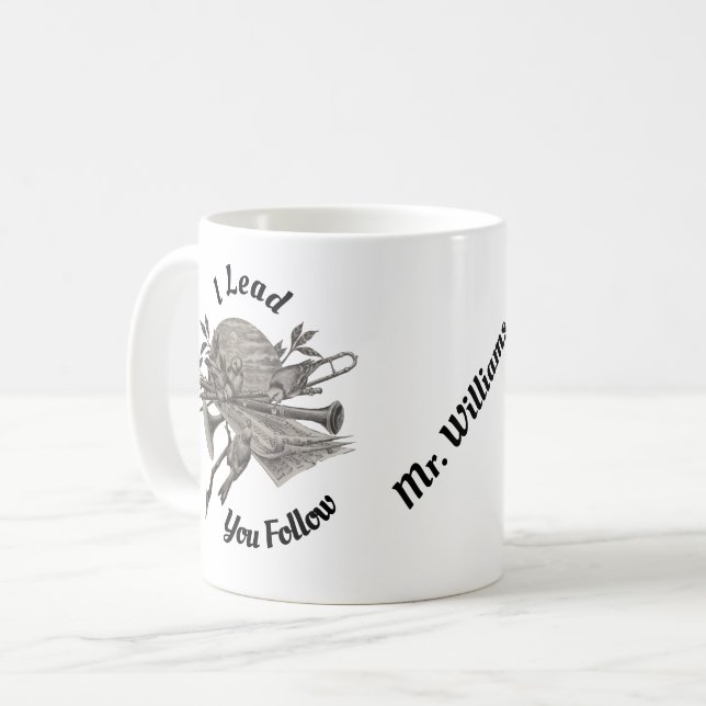 Taza De Café Instrumentos de Apreciación de Maestros Musicales  (Anverso izquierdo)
