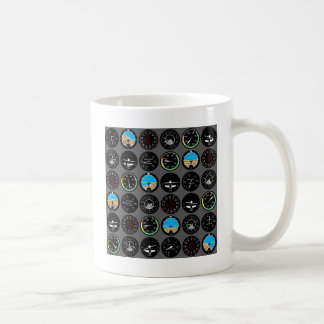 Taza De Café Instrumentos de vuelo