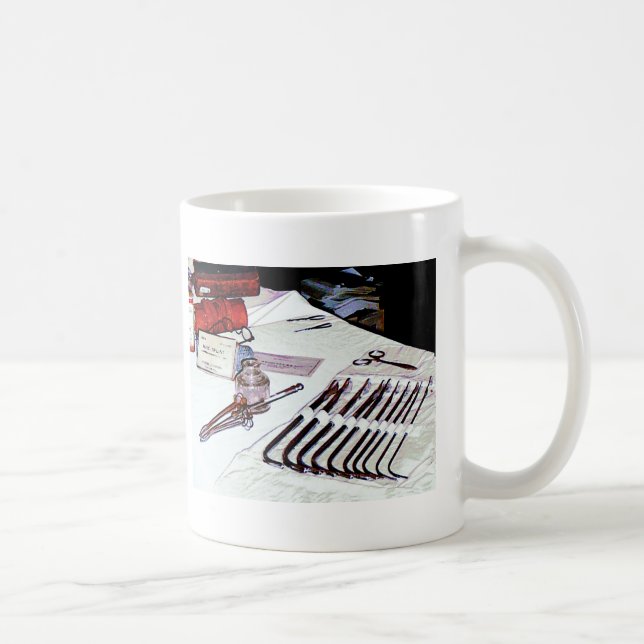 Taza De Café Instrumentos médicos (Derecha)