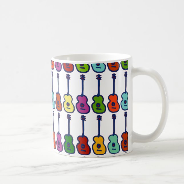 Taza De Café instrumentos musicales coloridos (Derecha)