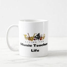 Taza De Café Instrumentos musicales de Music Teacher Life