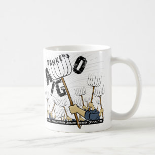Taza De Café Insurrección Global Contra la Ocupación Bancaria