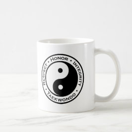 Taza De Café Integridad el Taekwondo del honor del respecto