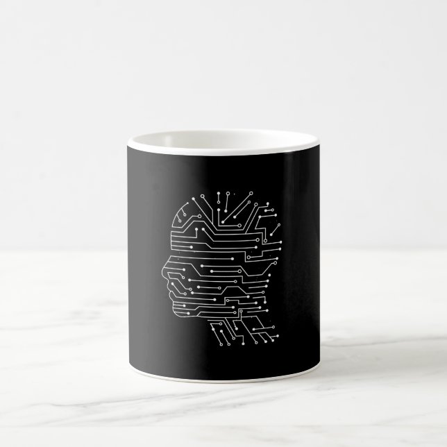 Taza De Café Inteligencia Artificial Mejor Regalo (Centro)