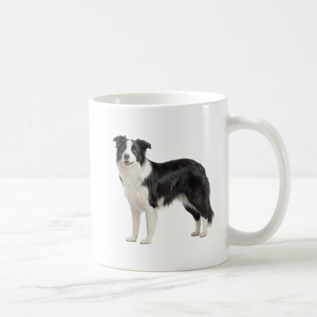 Taza De Café Inteligencia Silenciosa Border Collie (Derecha)