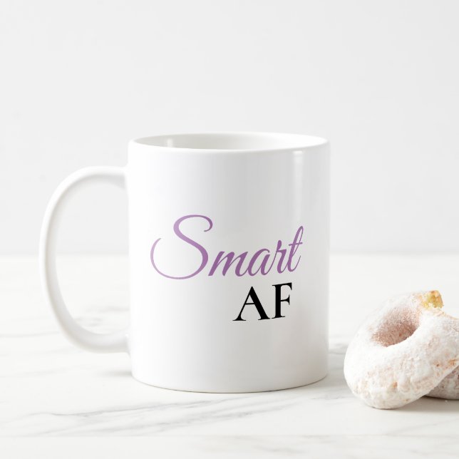 Taza de café inteligente AF Purple Expression Stat (Con donut)