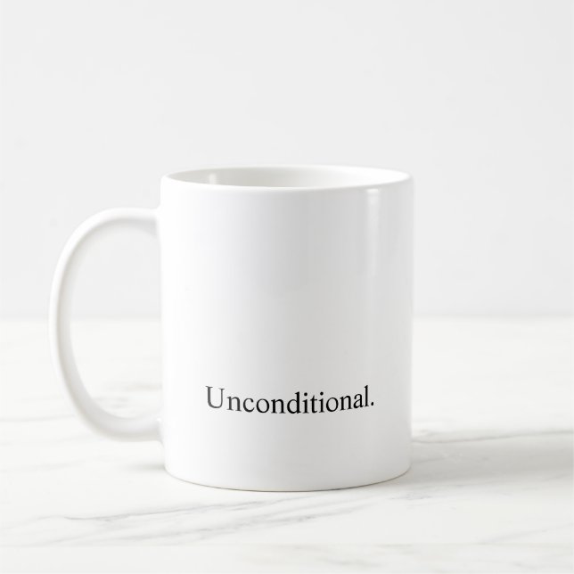 Taza De Café Intención "incondicional " (Izquierda)