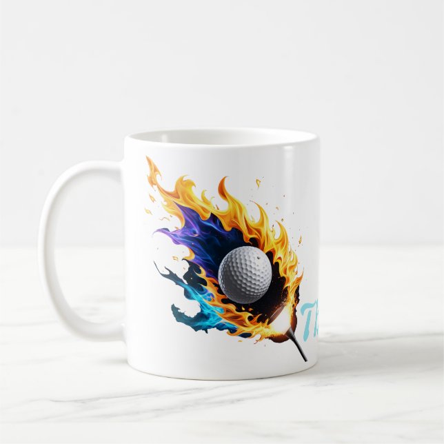 Taza De Café Intensidad de la llama: La pelota de golf en acció (Izquierda)