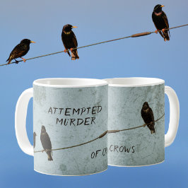 Taza De Café Intento de asesinato de un amante del misterio cóm