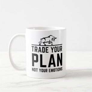 Taza De Café Intercambia tu plan no tus emociones de trading