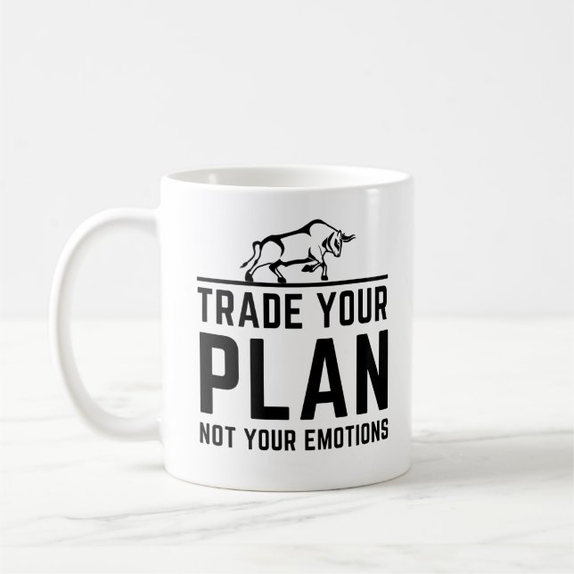 Taza De Café Intercambiar su plan no su comercio de emociones (Izquierda)