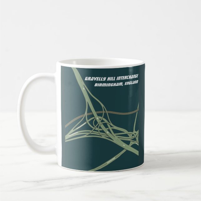 Taza De Café Intercambio de Gravelly Hill, Birmingham, Inglater (Izquierda)