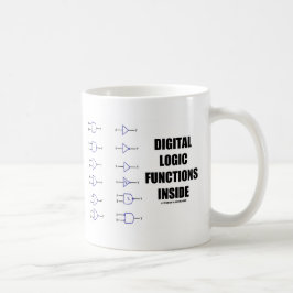 Taza De Café Interior de las funciones de lógica de Digitaces