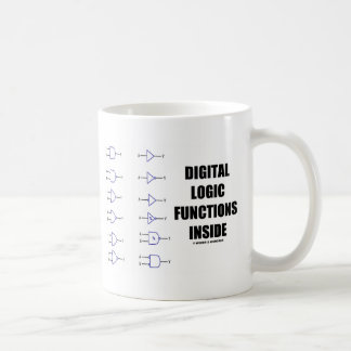 Taza De Café Interior de las funciones de lógica de Digitaces