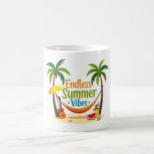 Taza De Café Interminables vibraciones de verano tropicales