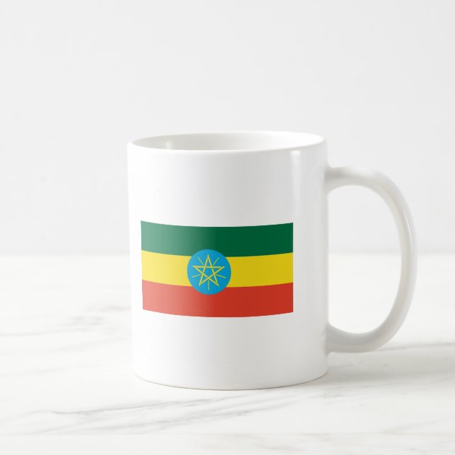 Taza De Café International de la BANDERA de Etiopía (Derecha)