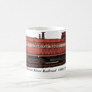 Taza De Café Interruptor del ferrocarril del río de Raritan