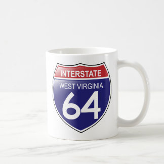 Taza De Café Interstate 64 en West Virginia Mug