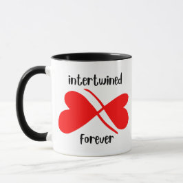 Taza de café Intertwined Forever