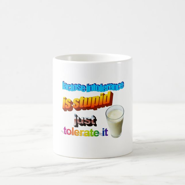 Taza De Café Intolerancia a la lactosa (Centro)
