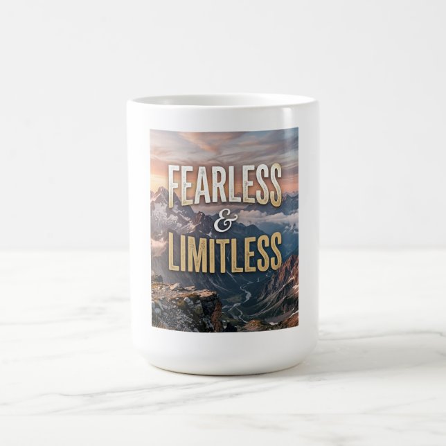 Taza De Café Intrépido e ilimitado (Centro)