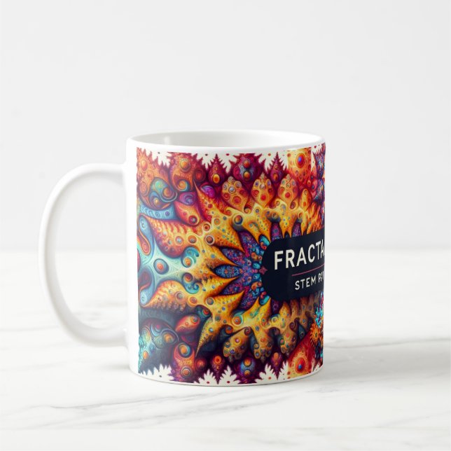 Taza De Café Intricacia infinita Mandelbrot Mug (Izquierda)