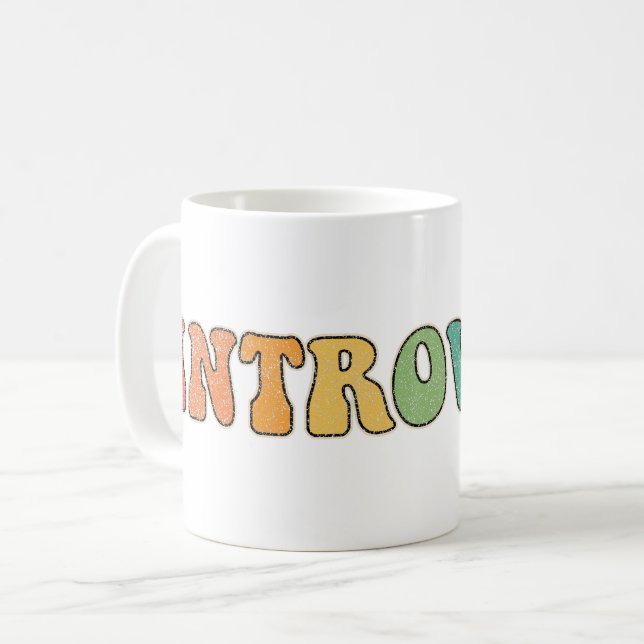 Taza De Café Introvertido (Anverso izquierdo)