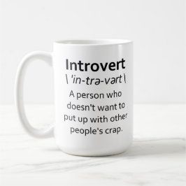 Taza De Café Introvertido