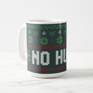 Taza De Café Introvertido No Abrazos Funny Navidades Suéter