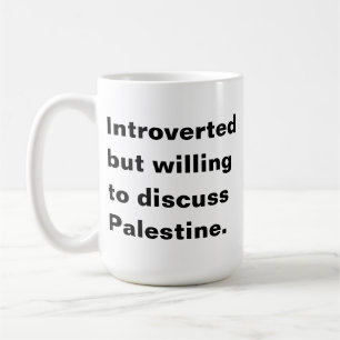 Taza De Café Introvertido pero dispuesto a discutir sobre Pales