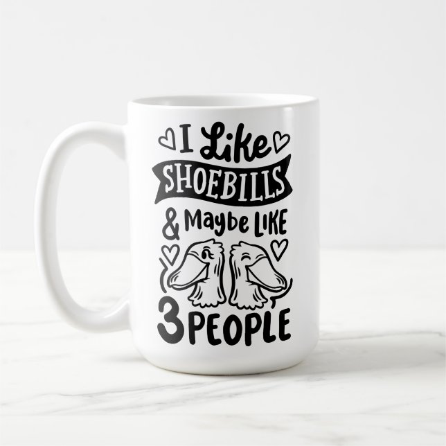 Taza De Café Introvertido Shoebill (Izquierda)