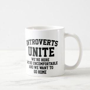Taza De Café Introverts unen