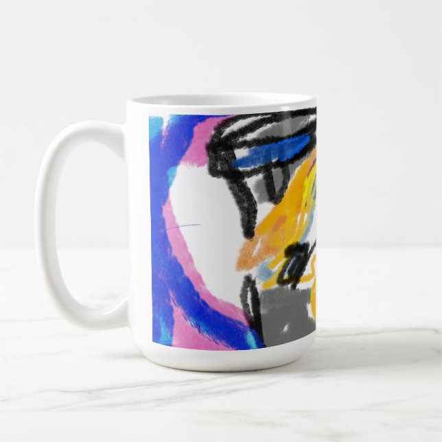 Taza De Café Inu shiba en la ciudad (Izquierda)