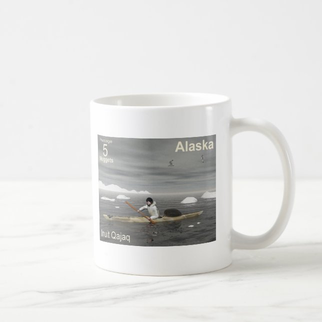 Taza De Café Inuit Kayak (Derecha)